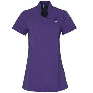 Premier Womens/Ladies Blossom Short Sleeve Tunic / Purple